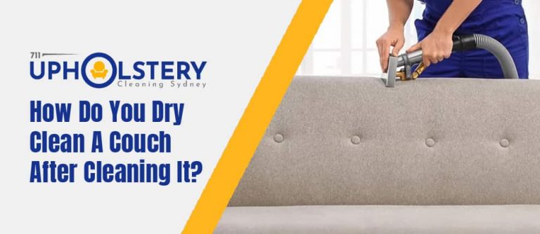 Dry Clean A Couch After Cleaning